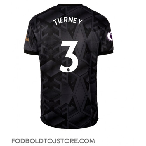 Arsenal Kieran Tierney #3 Udebanetrøje 2022-23 Kortærmet